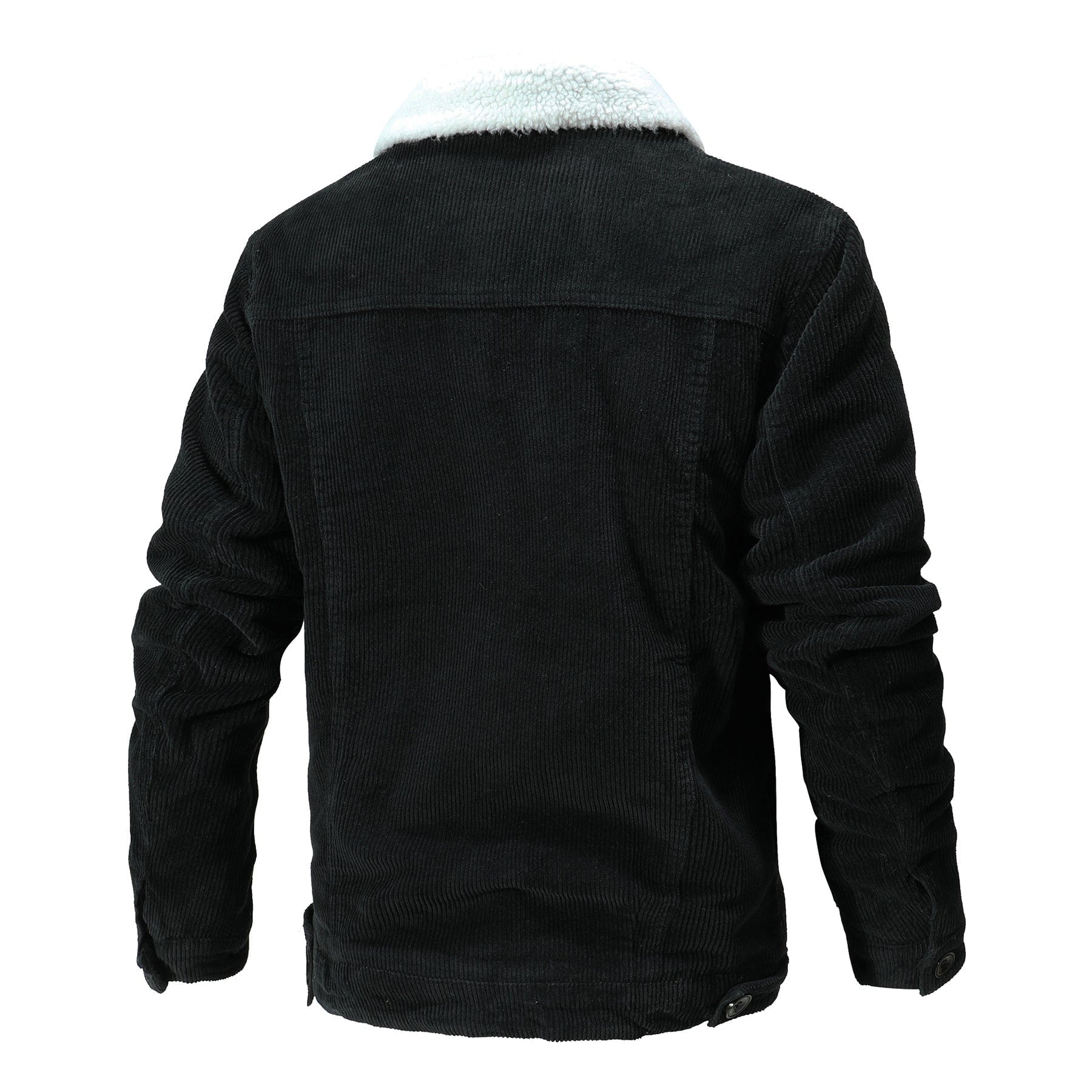 Hudson Ridge Men's Bomber Jacket - Sherpa-Lined Cotton Winter Jacket