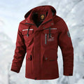 Men's Lightweight Zip-Up Jacket - Casual Polyester Coat for Everyday Wear