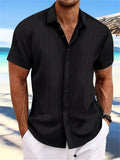 Men's Short-Sleeve Summer Shirt, Classic Regular Fit