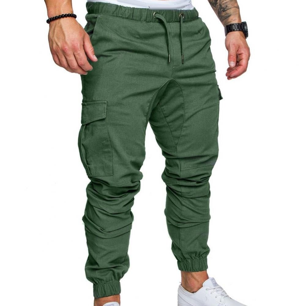 Men's Utility Cargo Pants, Durable Breathable Cargo Trousers