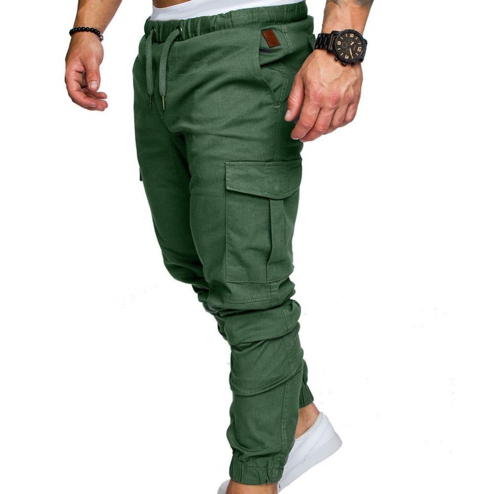 Men's Utility Cargo Pants, Durable Breathable Cargo Trousers