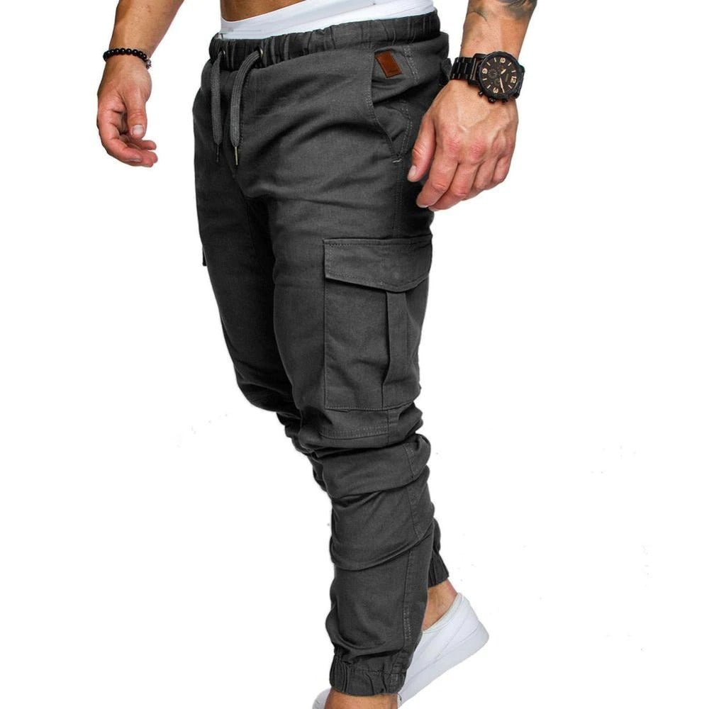 Men's Utility Cargo Pants, Durable Breathable Cargo Trousers