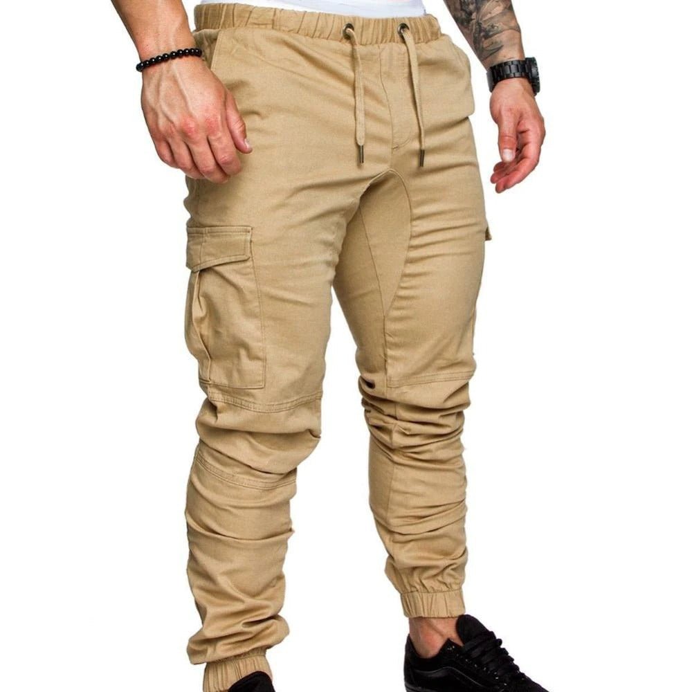 Men's Utility Cargo Pants, Durable Breathable Cargo Trousers