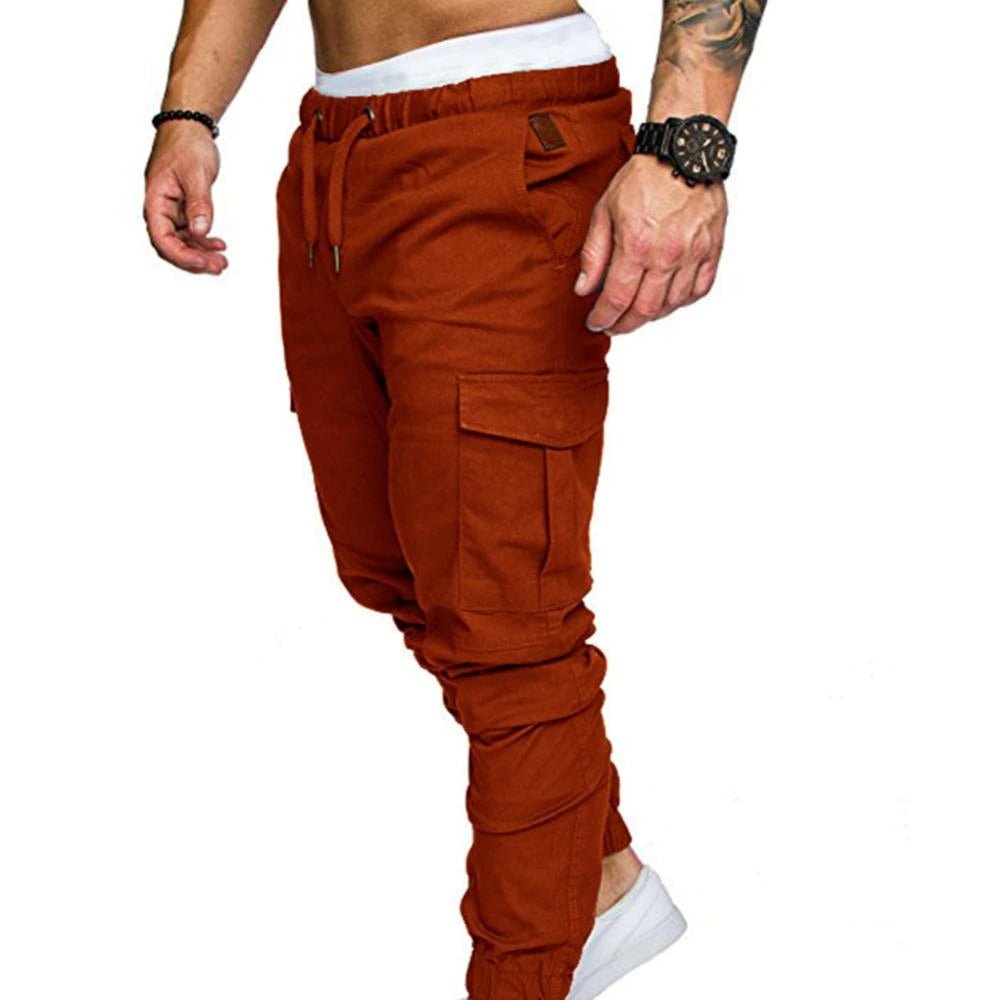 Men's Utility Cargo Pants, Durable Breathable Cargo Trousers