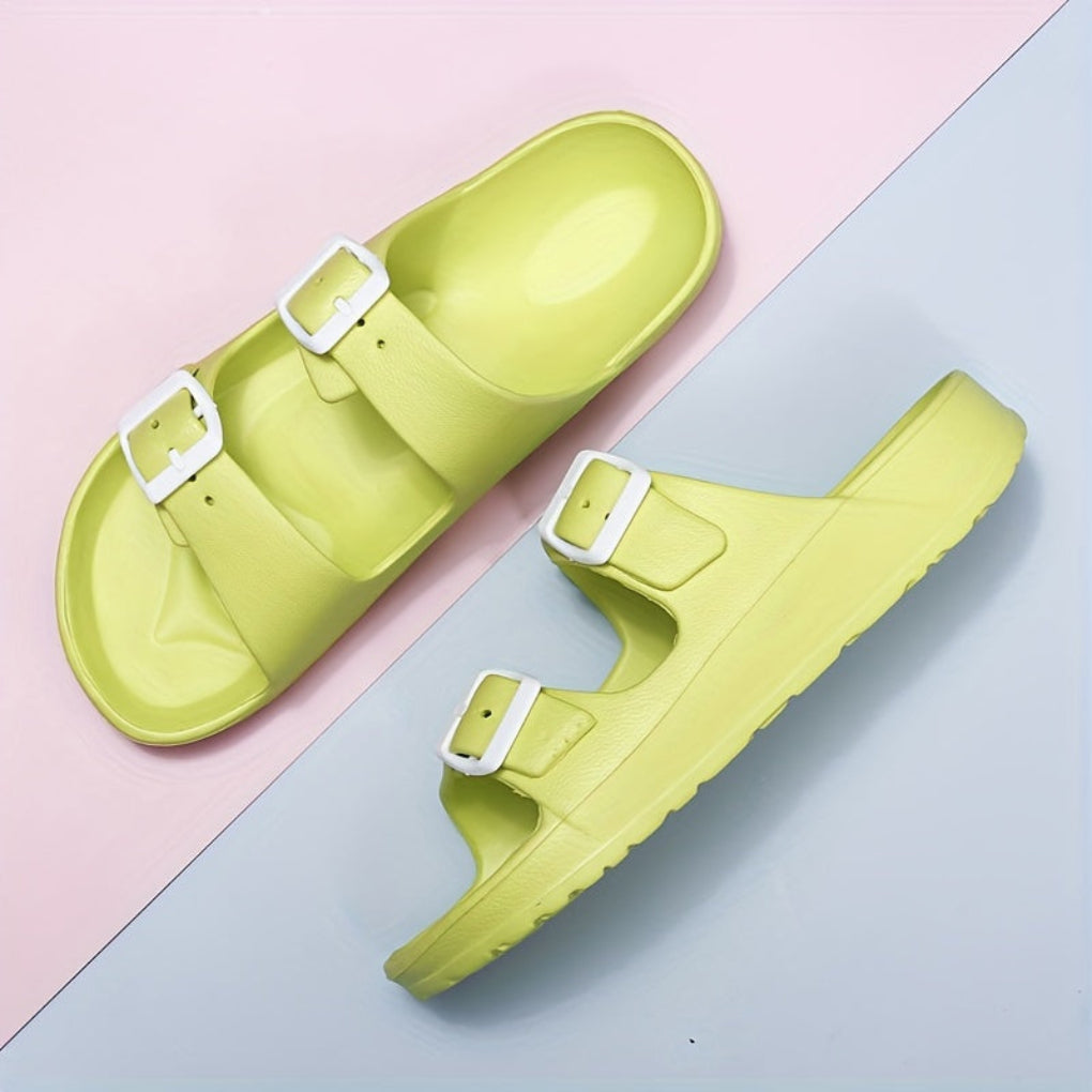 Men's Double Buckle Sandals - Adjustable Non-Slip Summer Sandals