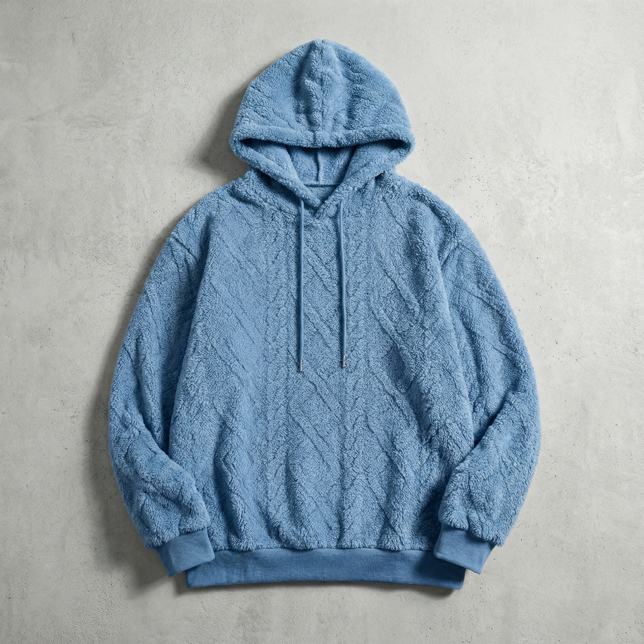 Hokkaido Ultra-Soft Hoodie for Men, Quilted Textured Fabric Pullover
