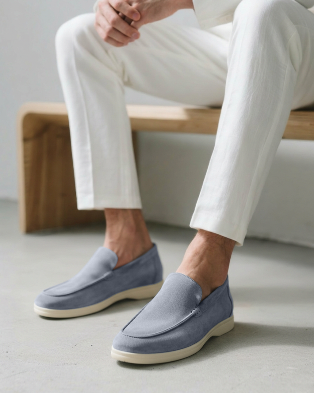 Men's Slip-On Loafers with Supportive Insole, Casual Everyday Shoes