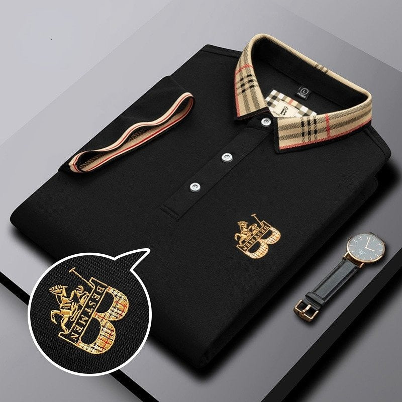 Men's Classic Polo Shirt - Button Placket, Casual to Smart-Casual