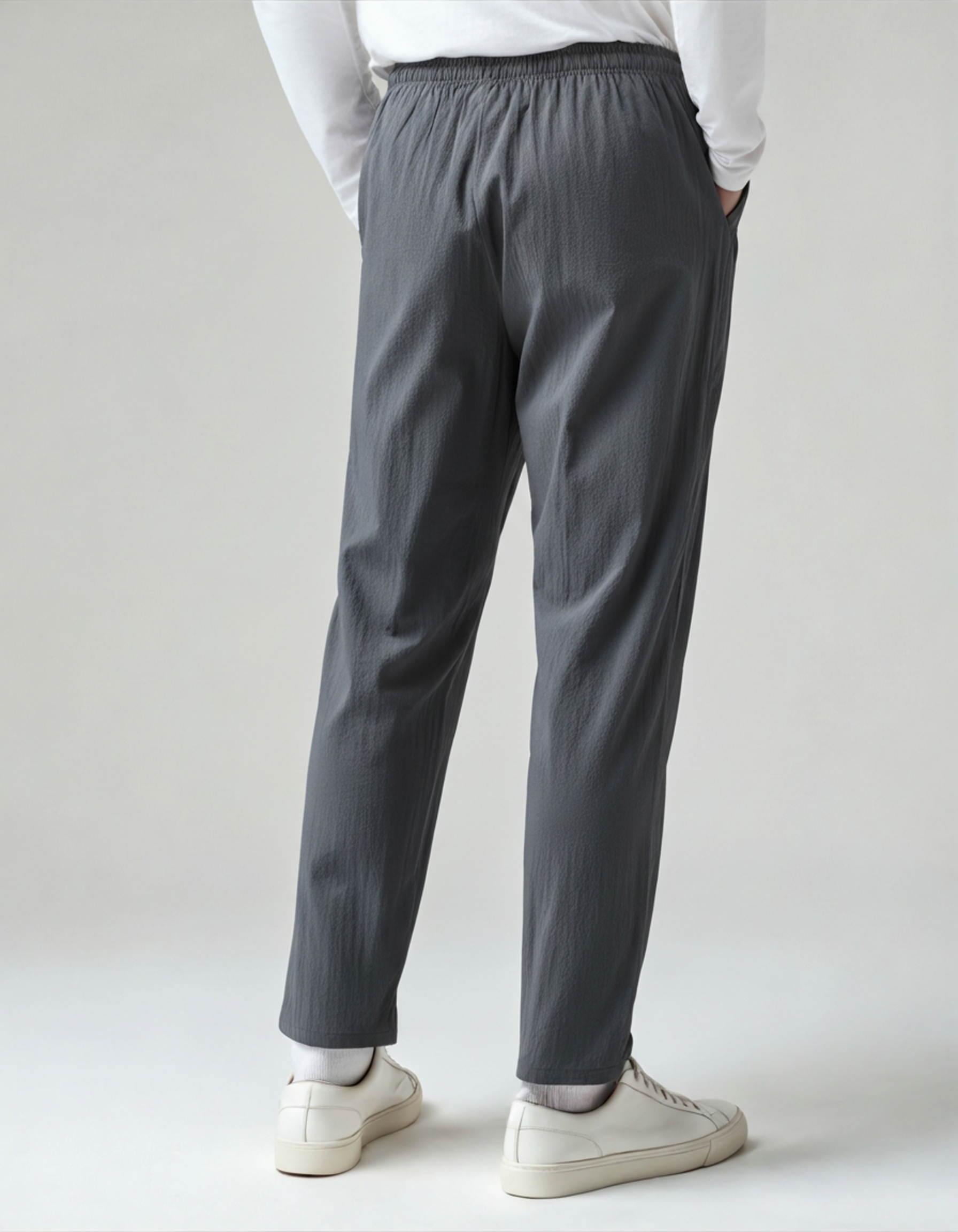 Men's Relaxed Fit Drawstring Pants - Lightweight Breathable Trousers