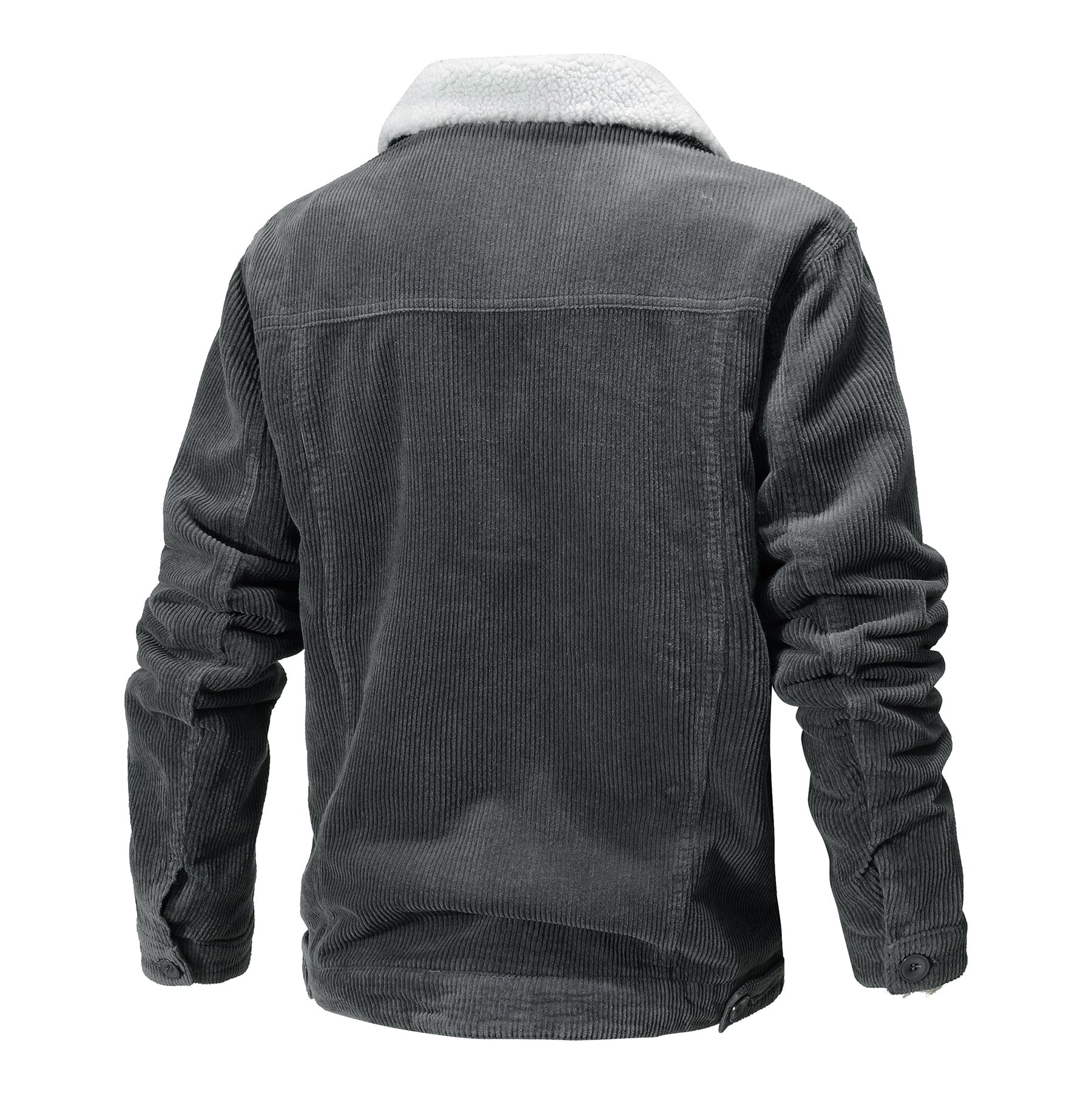 Hudson Ridge Men's Bomber Jacket - Sherpa-Lined Cotton Winter Jacket