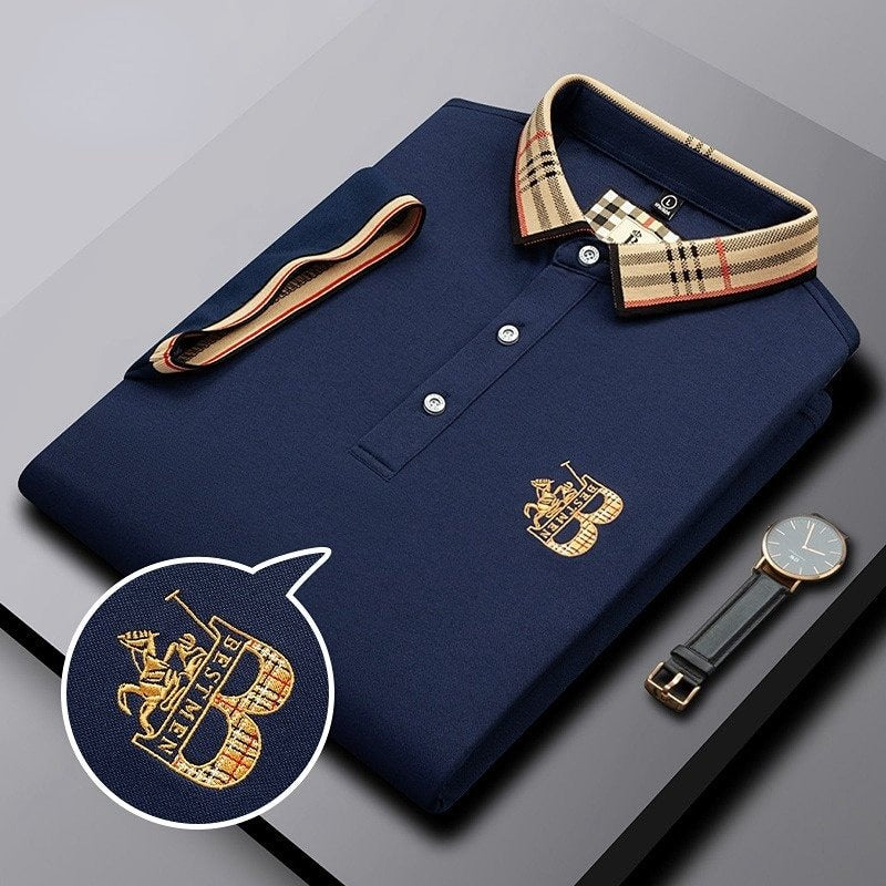 Men's Classic Polo Shirt - Button Placket, Casual to Smart-Casual