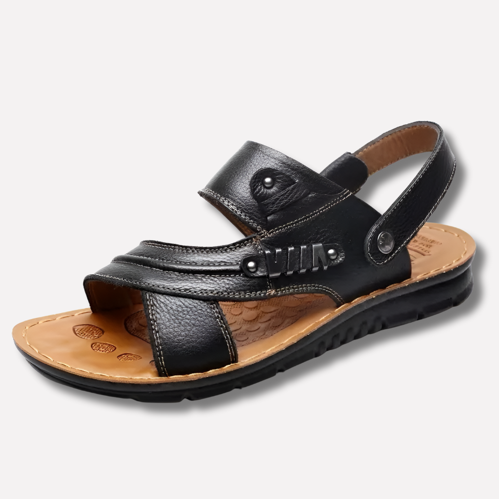 Men's Orthopedic Comfort Sandals with Adjustable Straps