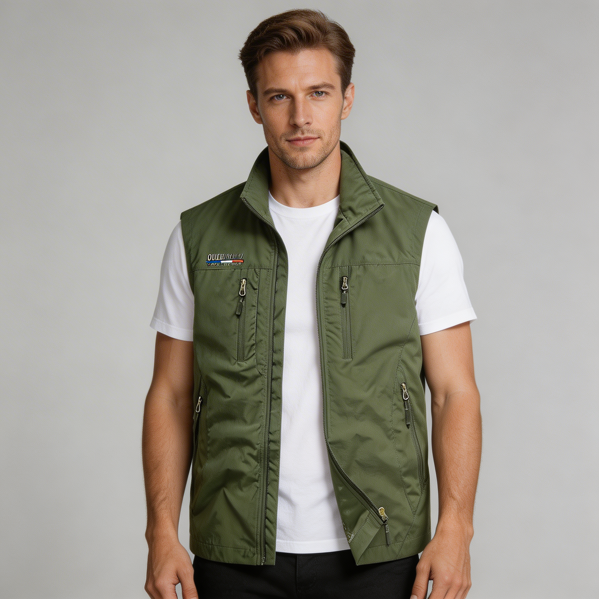 Men's Multi-Pocket Fishing Vest - Breathable Lightweight Outdoor Vest