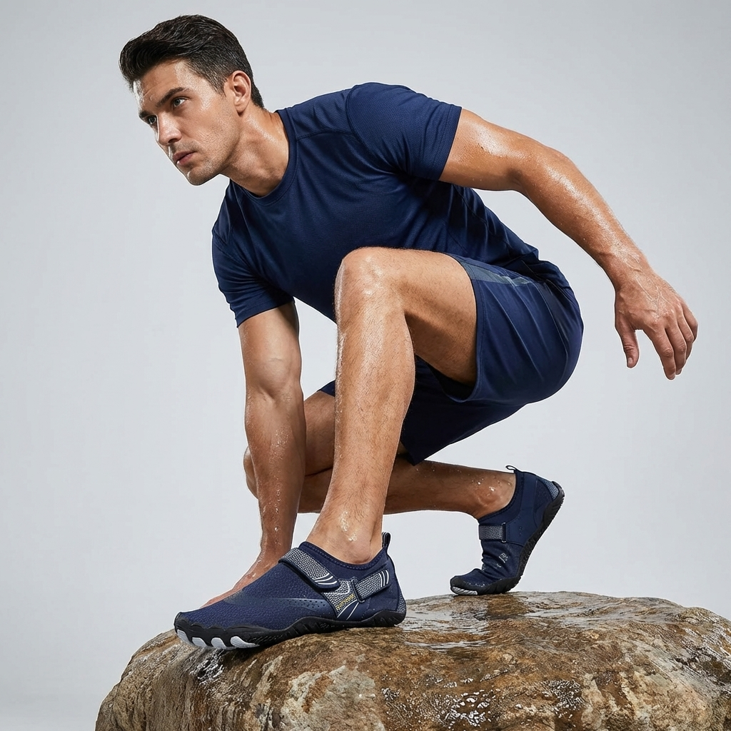 Men's Barefoot Water Shoes, Minimalist Quick-Dry Aqua Footwear