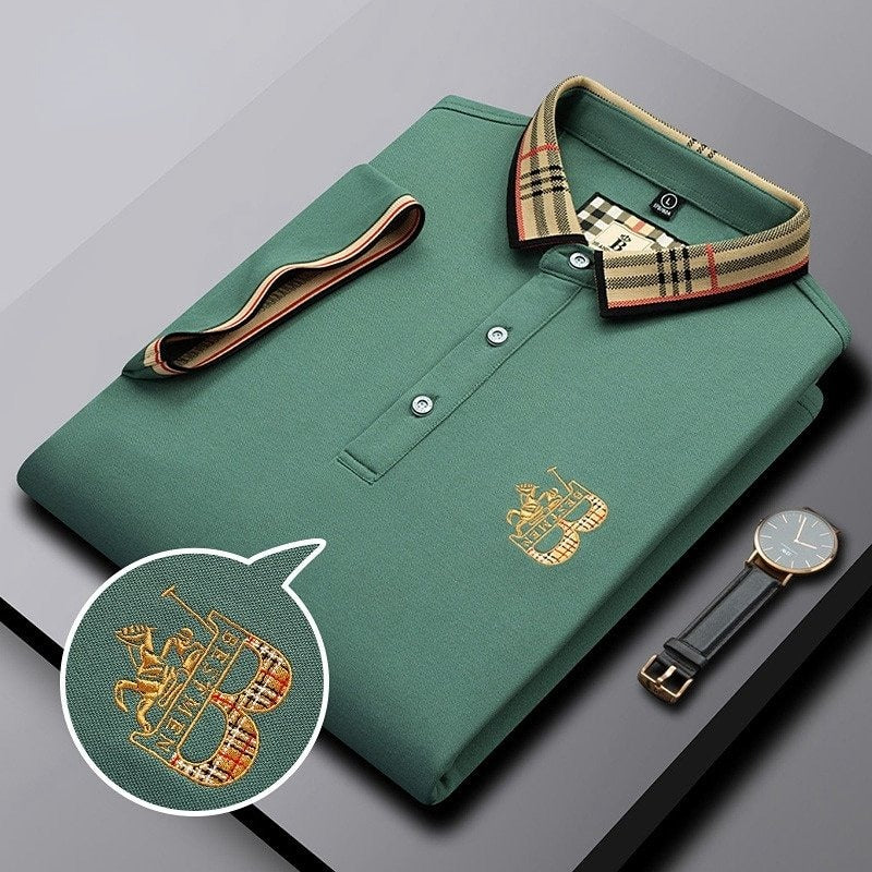 Men's Classic Polo Shirt - Button Placket, Casual to Smart-Casual