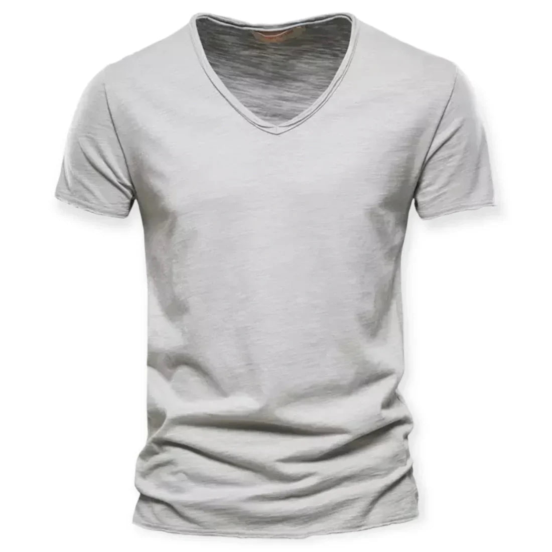Men's V-Neck T-Shirt - Soft Breathable Cotton Tee
