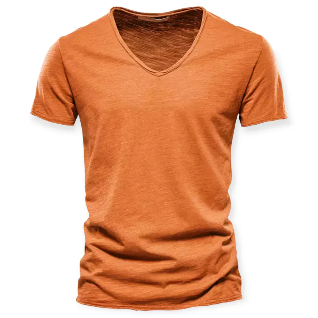 Men's V-Neck T-Shirt - Soft Breathable Cotton Tee