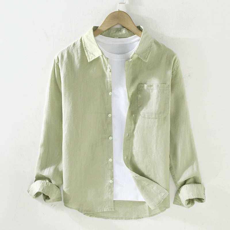 Tropicana 100% Linen Shirt - Ultra-Soft Breathable Linen for Men