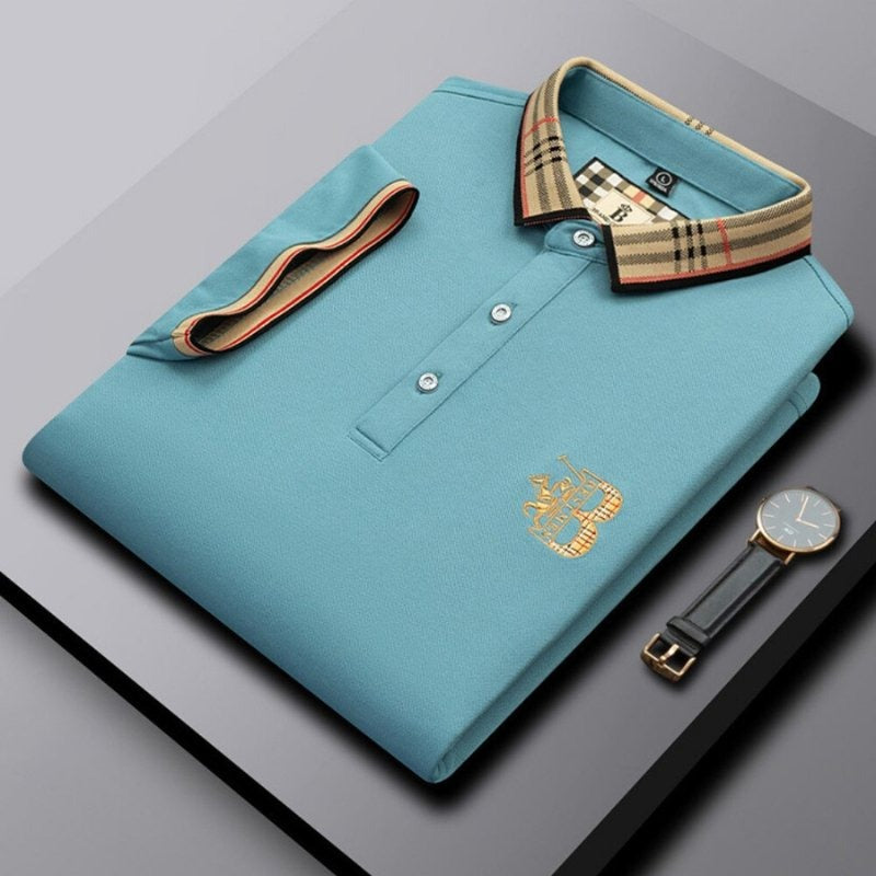 Men's Classic Polo Shirt - Button Placket, Casual to Smart-Casual