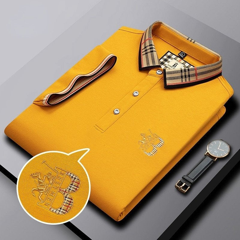 Men's Classic Polo Shirt - Button Placket, Casual to Smart-Casual