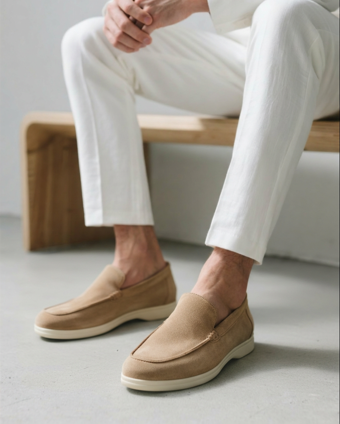 Men's Slip-On Loafers with Supportive Insole, Casual Everyday Shoes