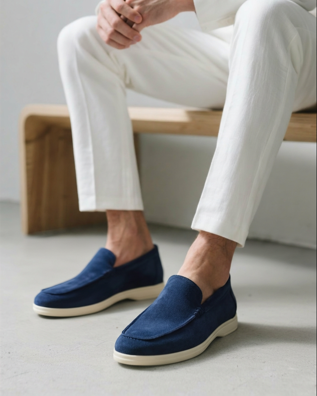 Men's Slip-On Loafers with Supportive Insole, Casual Everyday Shoes