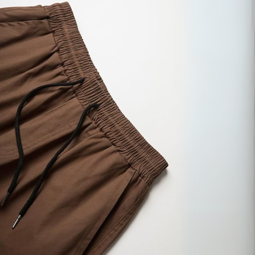 Men's Cotton Cargo Joggers - Breathable Straight Fit Sweatpants