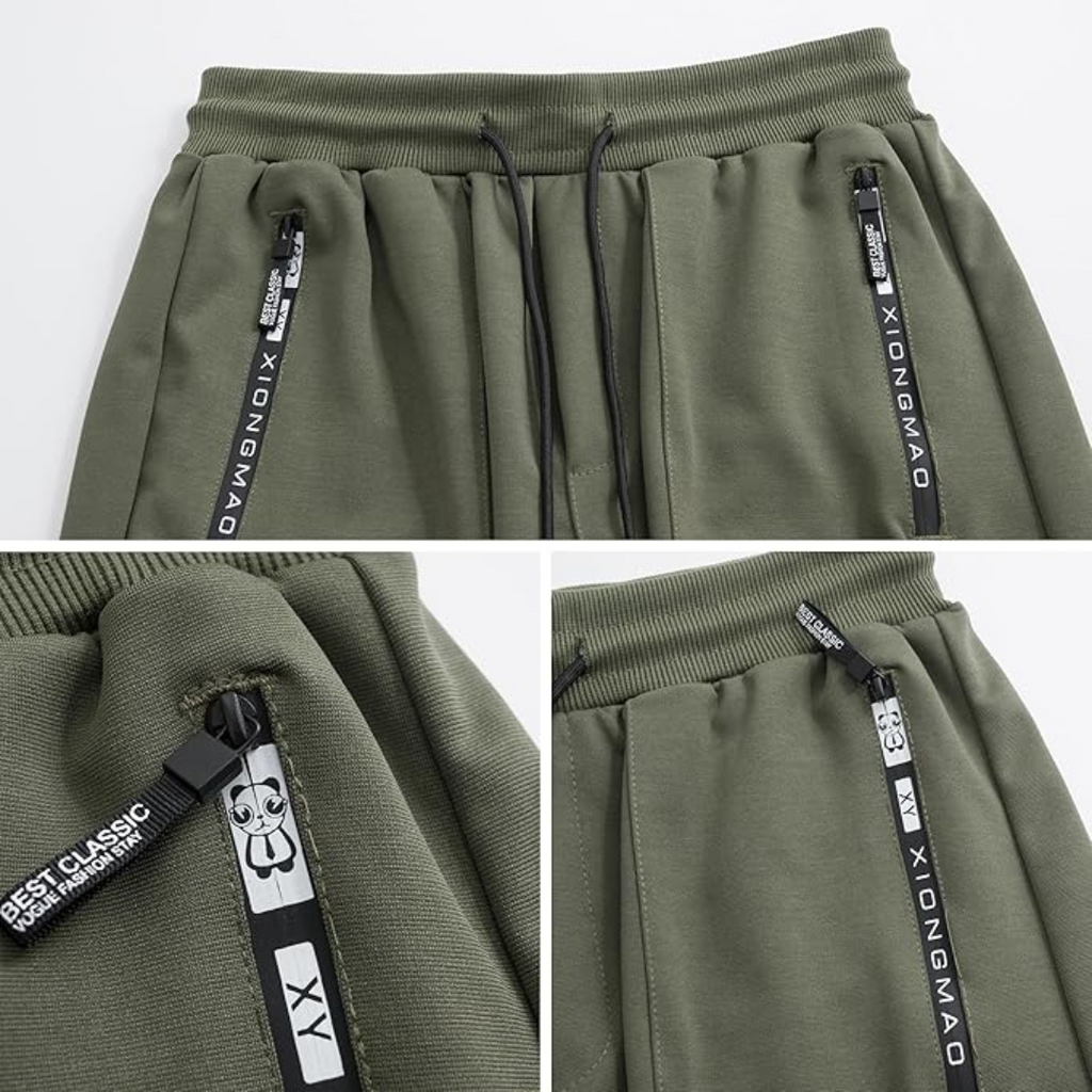 Men's Techwear Tactical Joggers - Multi-Pocket Harem Fit Trousers