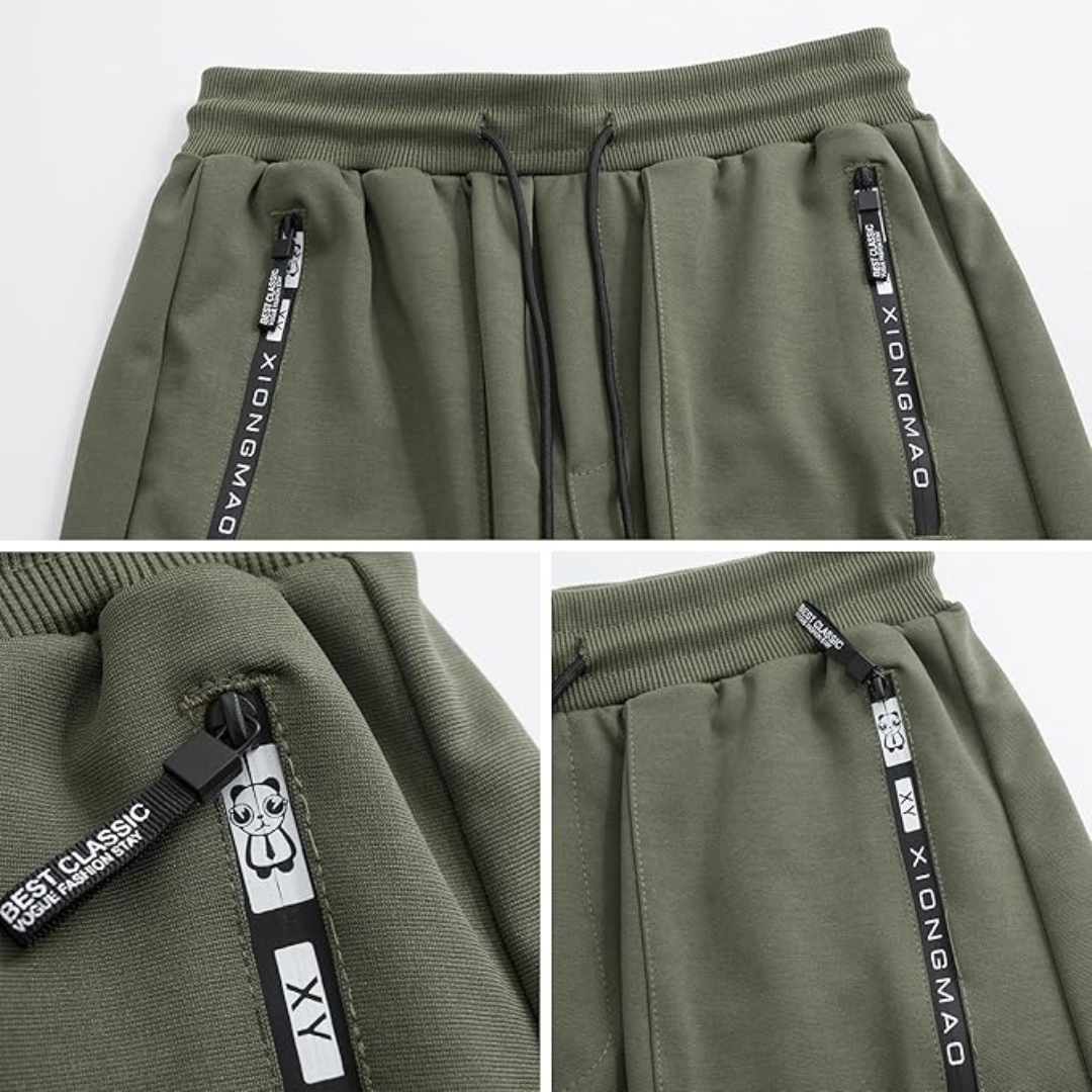 Men's Techwear Tactical Joggers - Multi-Pocket Harem Fit Trousers