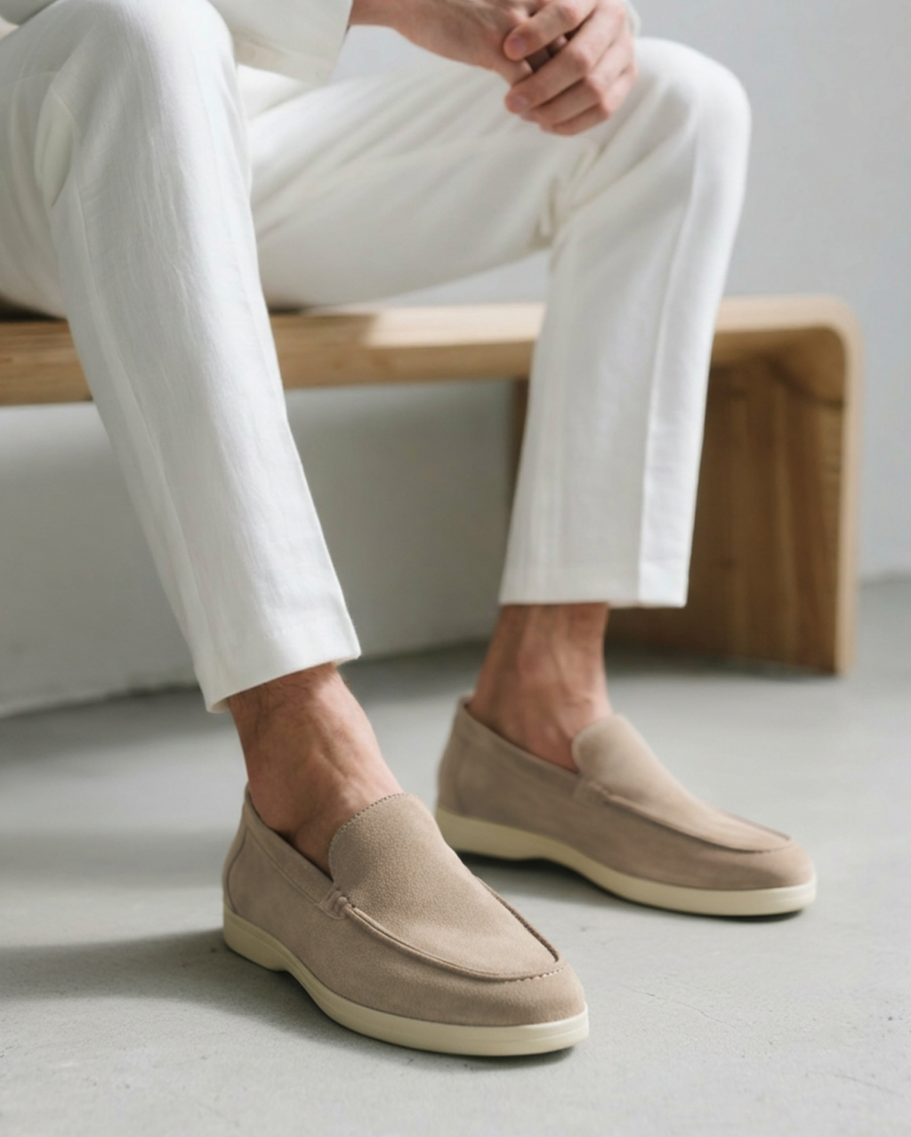 Men's Slip-On Loafers with Supportive Insole, Casual Everyday Shoes
