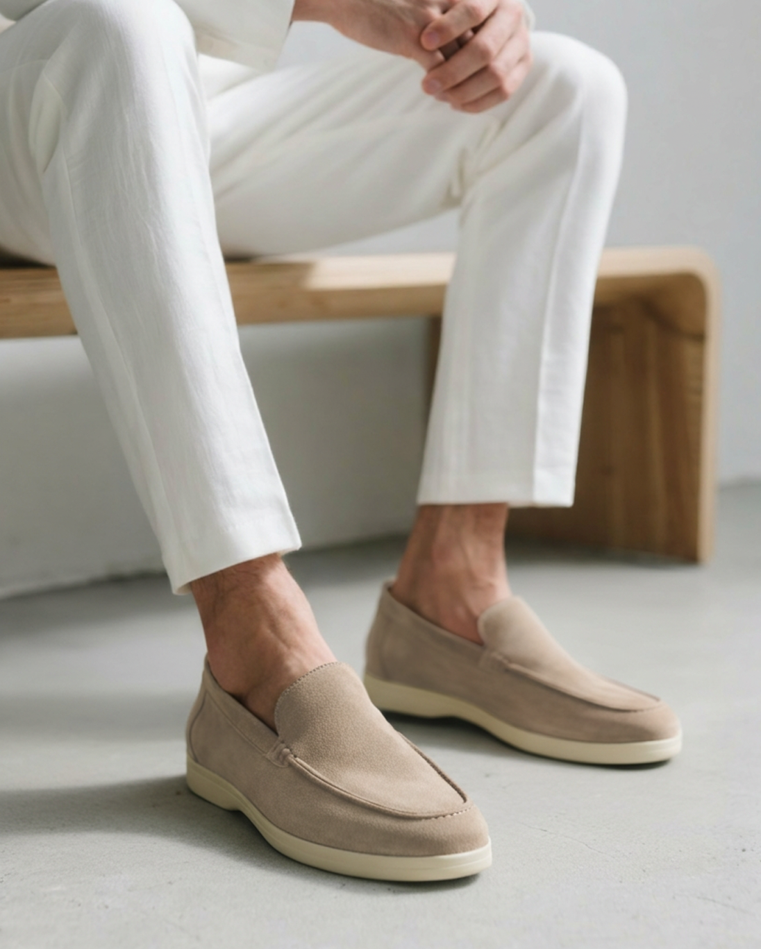 Men's Slip-On Loafers with Supportive Insole, Casual Everyday Shoes