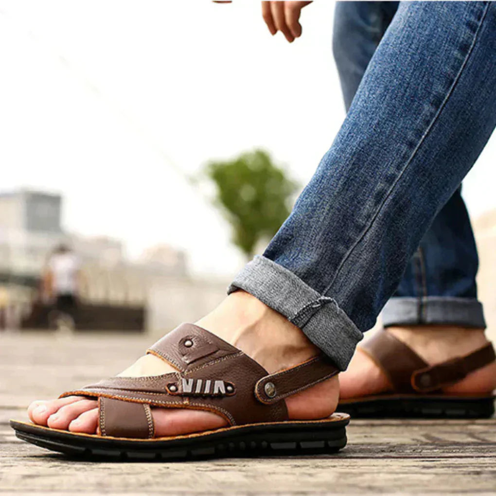 Men's Orthopedic Comfort Sandals with Adjustable Straps