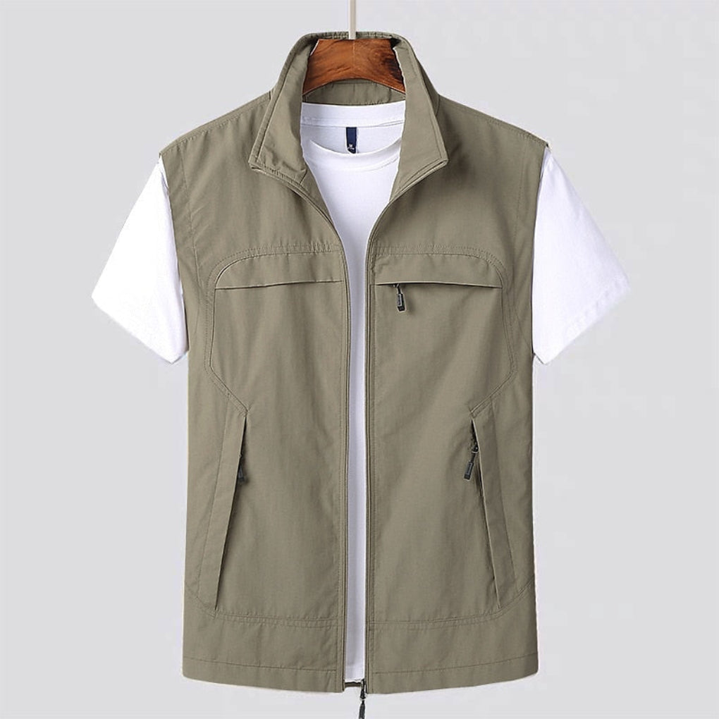 Men's Quick-Dry Vest, Breathable Lightweight Layer for Active Wear