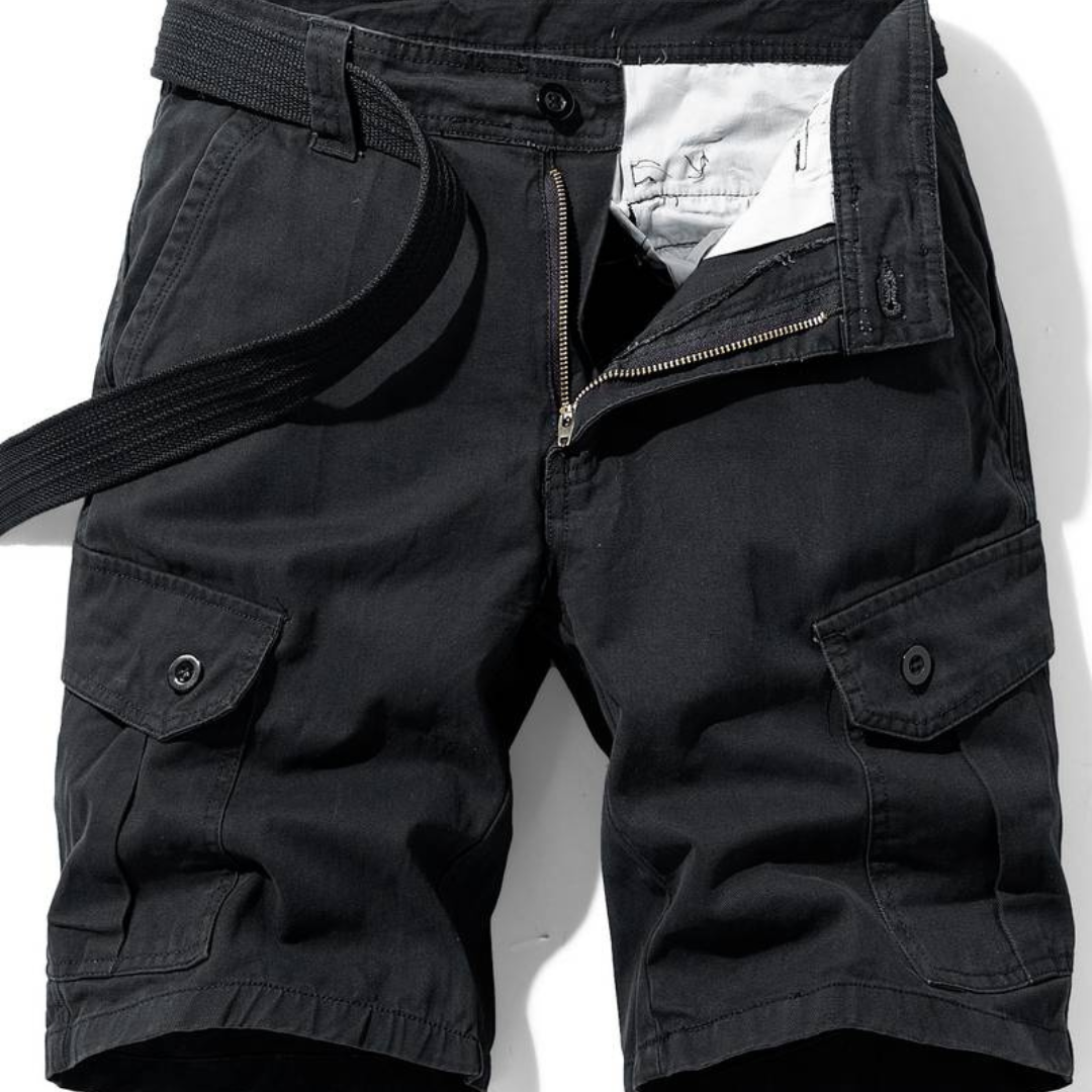 Men's Cargo Shorts, Multi-Pocket Durable Shorts for Outdoor and Casual Wear