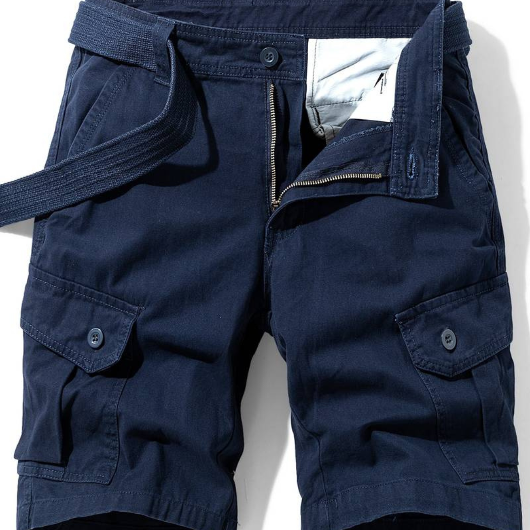 Men's Cargo Shorts, Multi-Pocket Durable Shorts for Outdoor and Casual Wear
