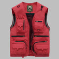 Multi-Pocket Summer Vest for Men - Lightweight Water-Resistant Utility Vest