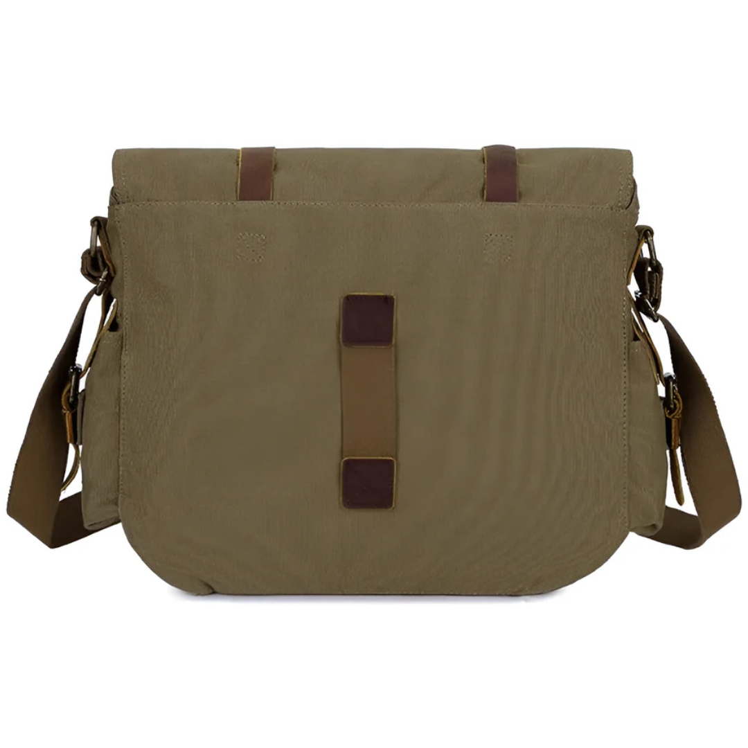 Men's Canvas Crossbody Bag - Durable Sling Bag for City & Outdoor Use