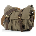 Men's Canvas Crossbody Bag - Durable Sling Bag for City & Outdoor Use