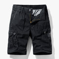 Men's Cargo Shorts with Drawstring Waist - Lightweight Summer Fit