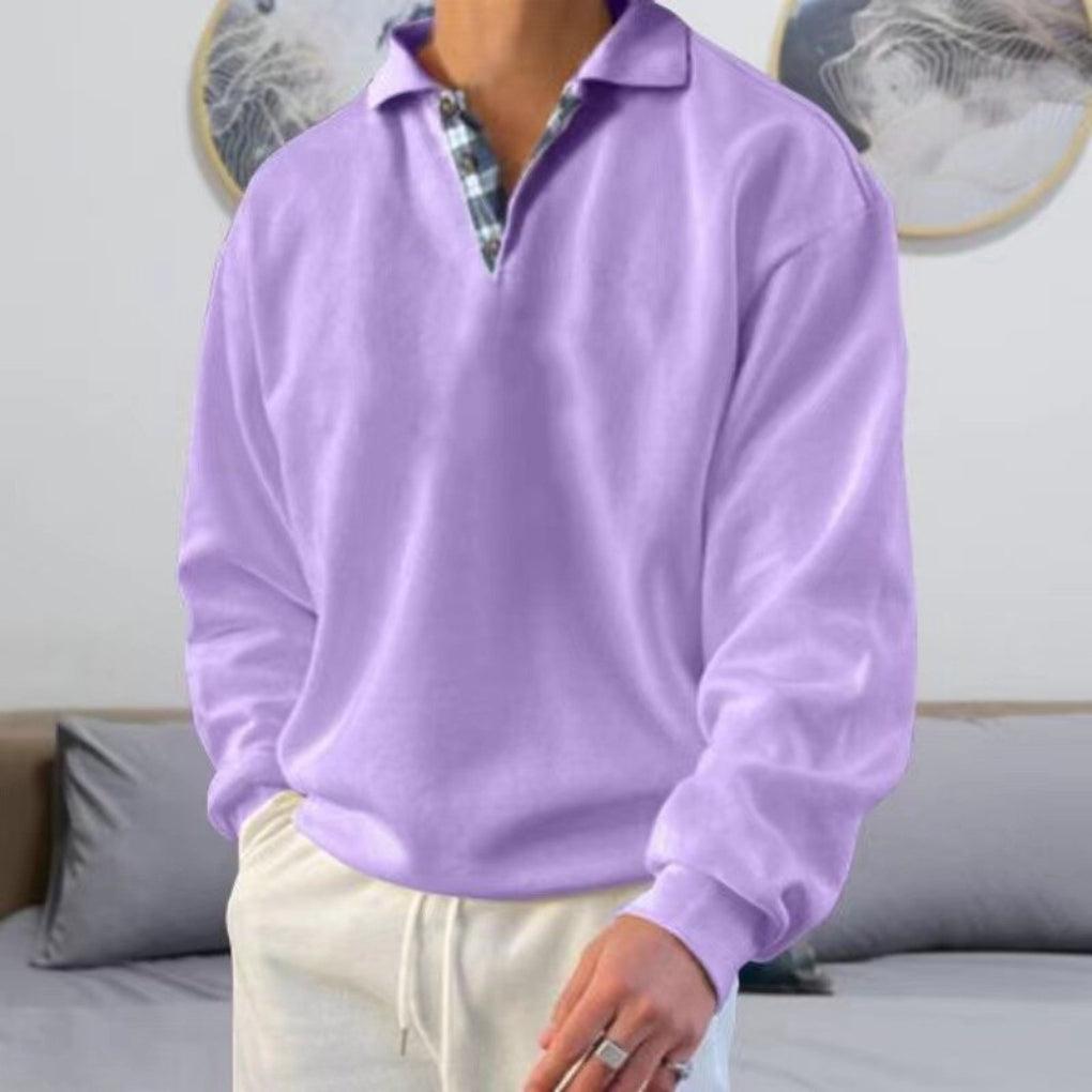 Men's Lightweight Sweater, Breathable Relaxed Fit Knit