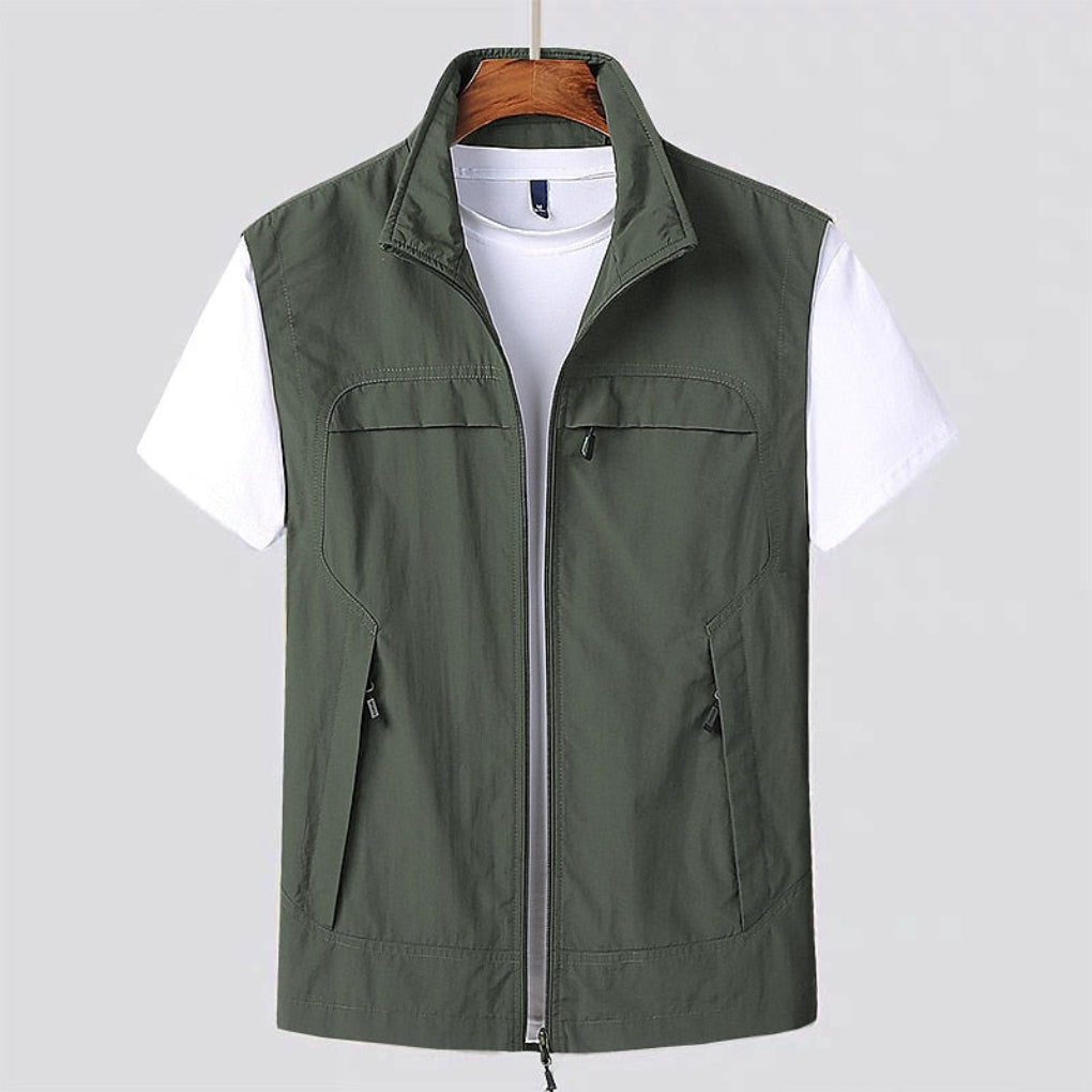 Men's Quick-Dry Vest, Breathable Lightweight Layer for Active Wear
