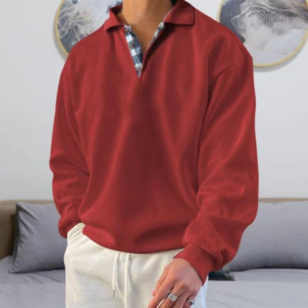 Men's Lightweight Sweater, Breathable Relaxed Fit Knit